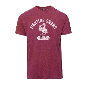 Fighting Swans Tee- Red